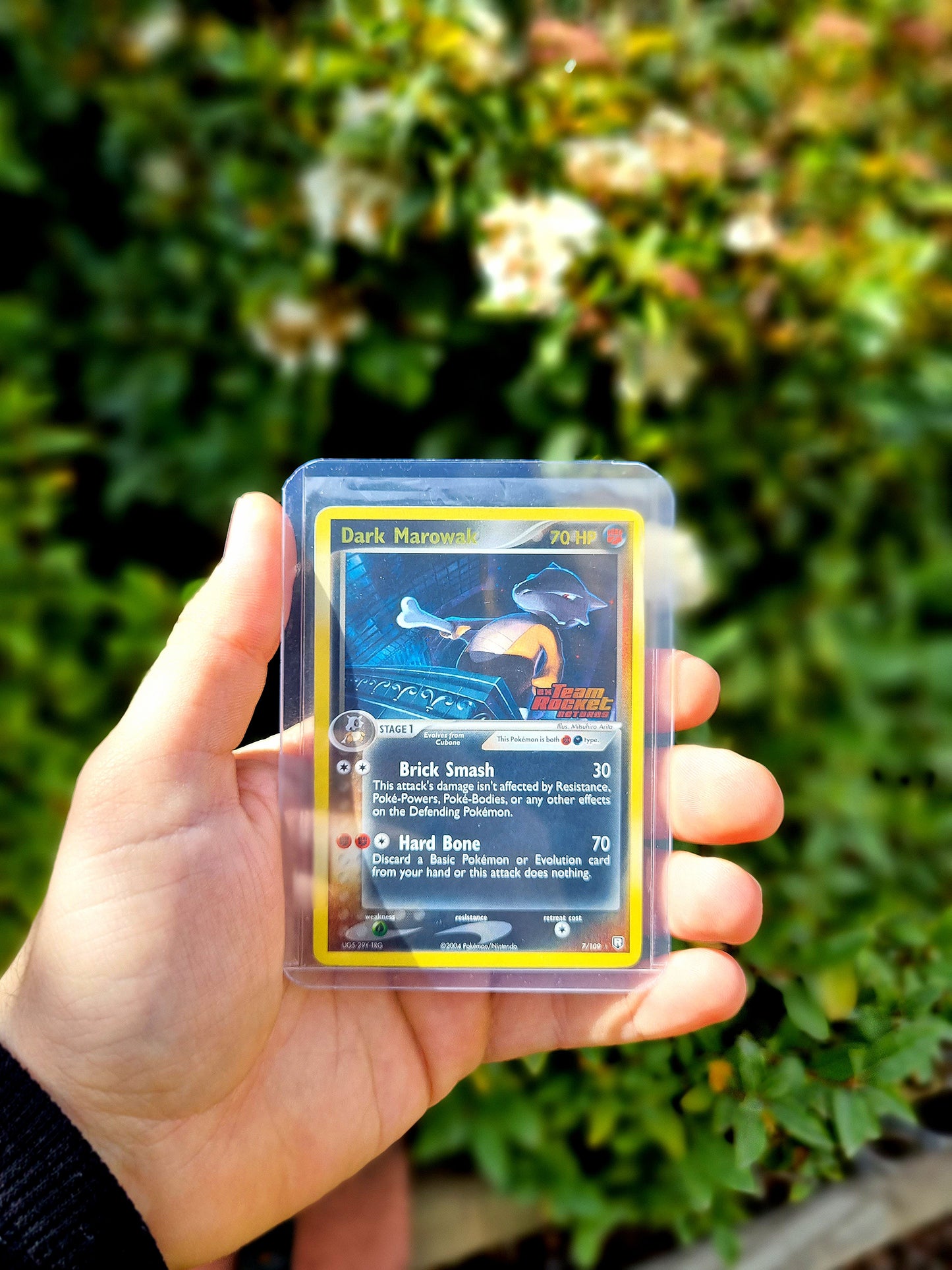 Dark Marowak - Team Rocket Returns 7/109 Reverse Holo Stamp