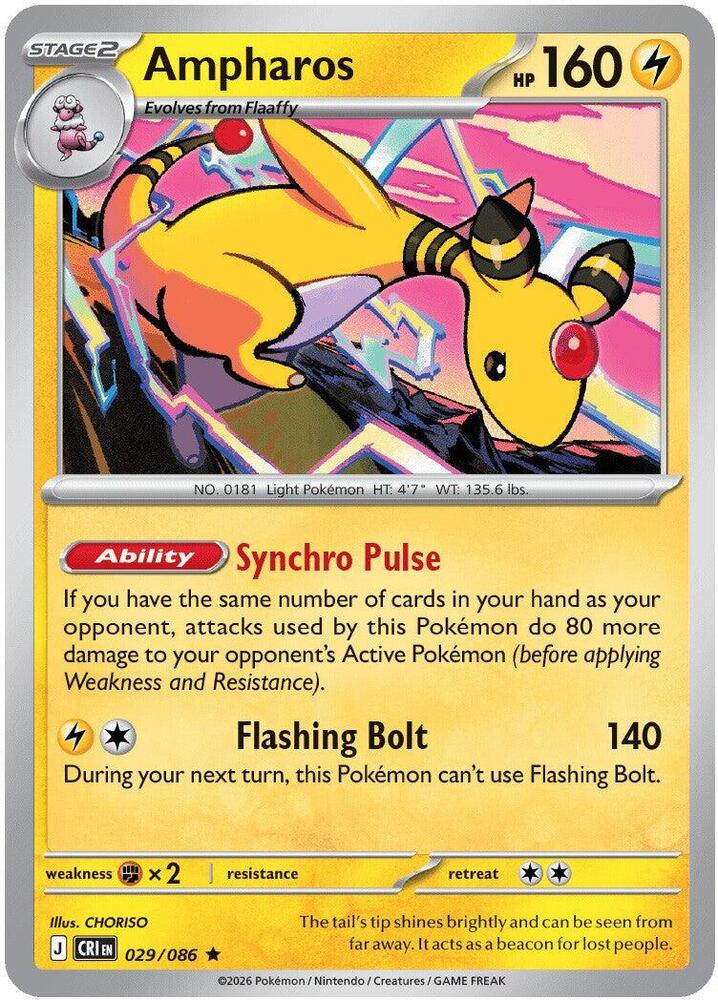 Ampharos - 029/086 Chaos Rising