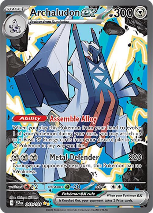 Archaludon ex - 241/191 Surging Sparks Illustration Rare