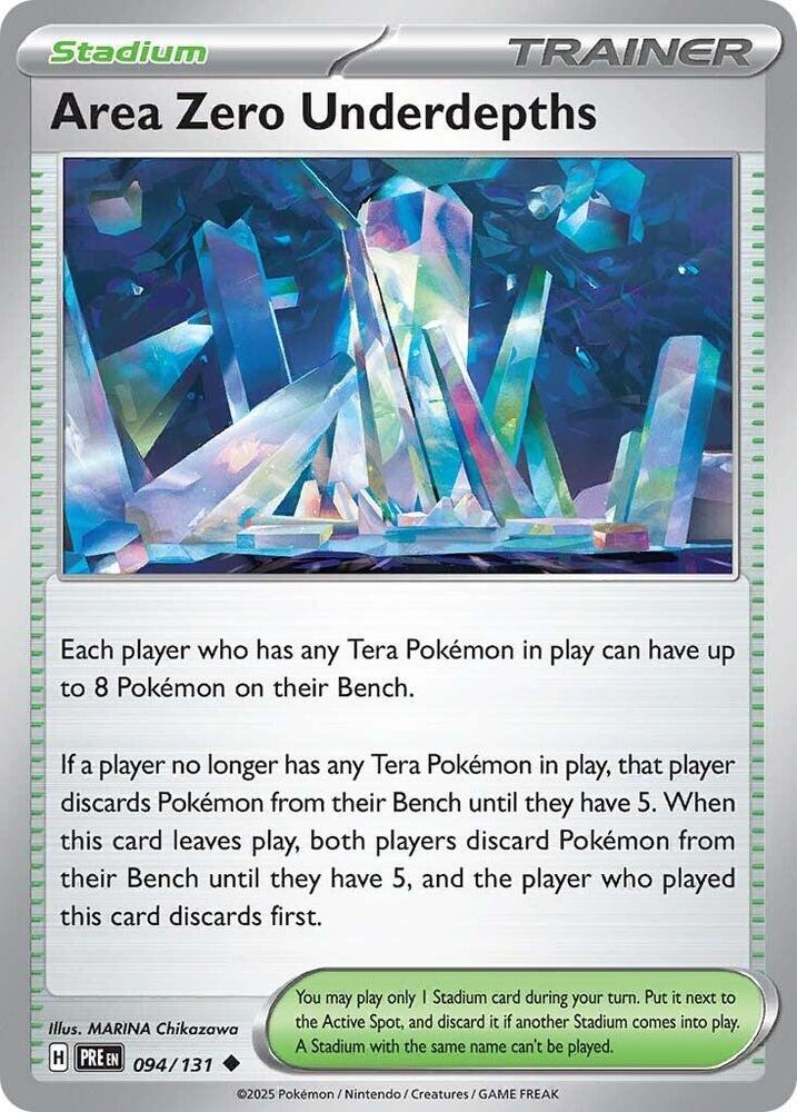 Area Zero Underdepths - Prismatic Evolutions 094/131 Uncommon