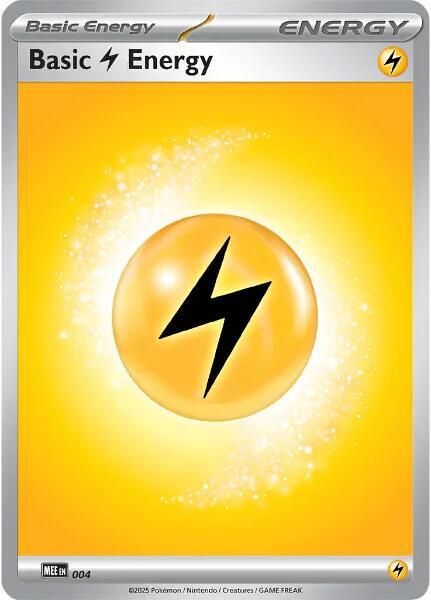 Basic Lightning Energy - 004 Mega Evolution Reverse Holo