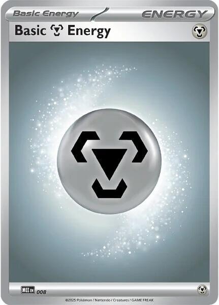 Basic Metal Energy - 008 Mega Evolution Reverse Holo