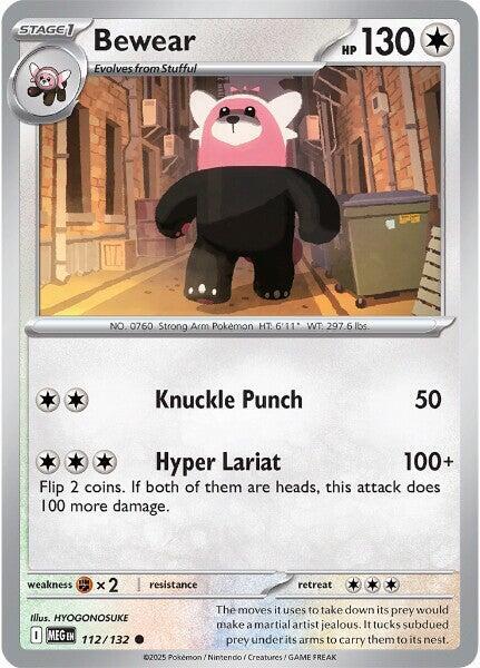 Bewear - 112/132 Mega Evolution Common