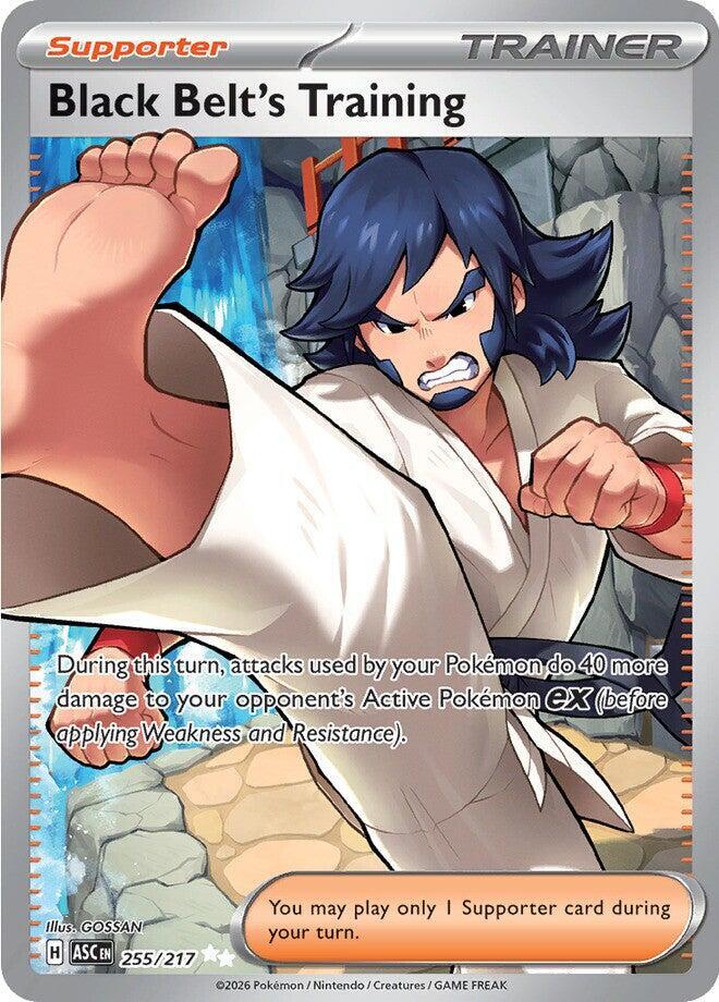 Black Belt's Training - 255/217 Ascended Heroes Ultra Rare