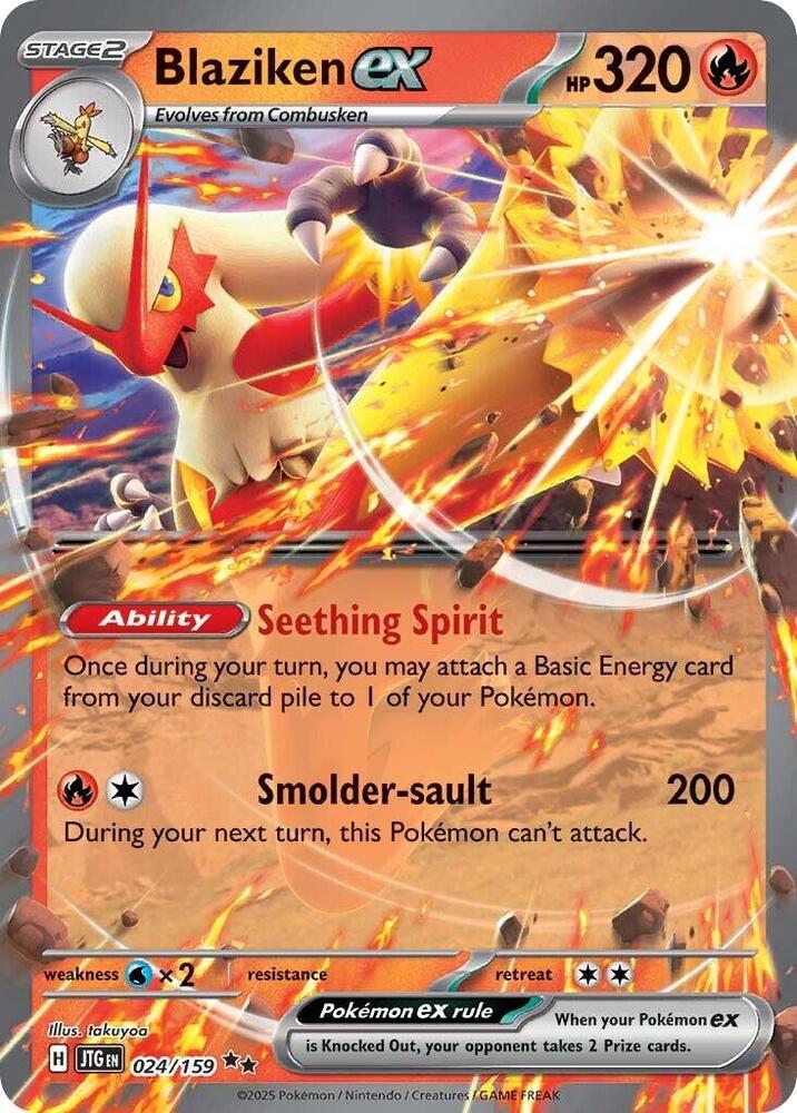 Blaziken ex - 024/159 Journey Together