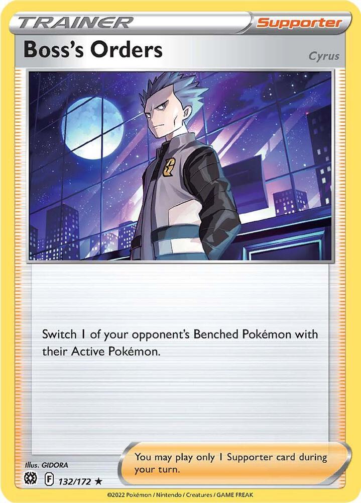 Boss's Orders - 132/172 Brilliant Stars Holo Rare