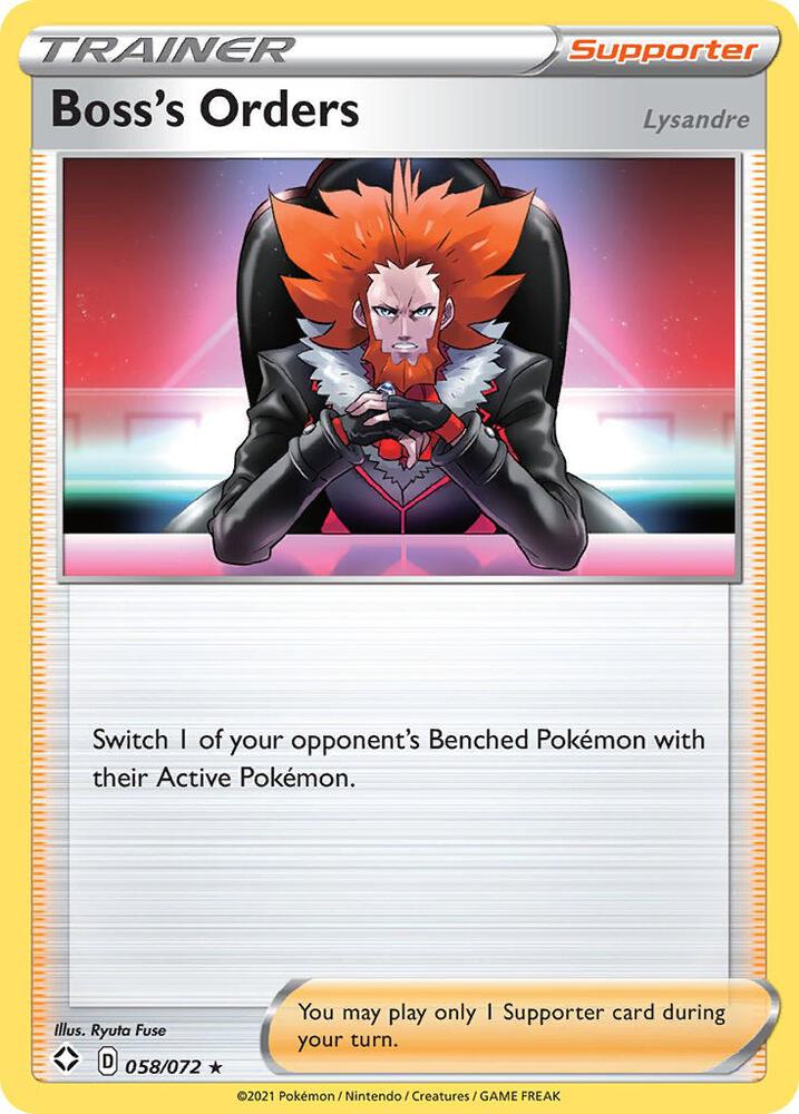 Boss's Orders - Shining Fates 058/072 Rare