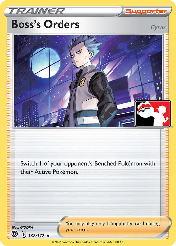 Boss's Orders / Órdenes de Jefes - De Liga / Prize Pack Holo Rare