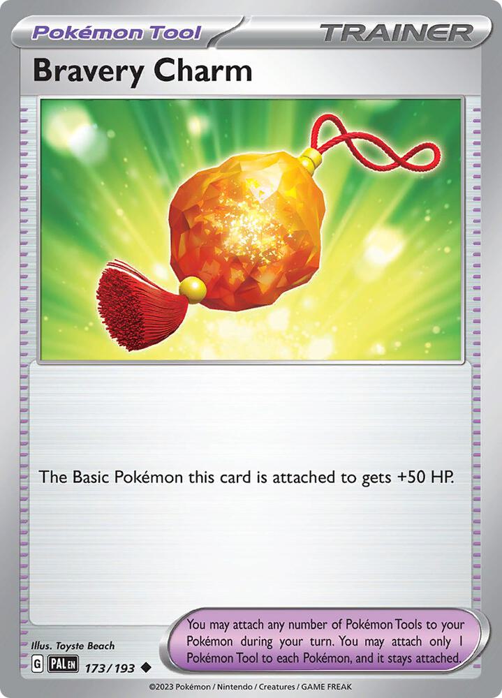 Bravery Charm - Paldea Evolved 173/193 Uncommon