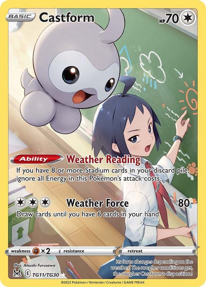 Castform - TG11/TG30 Lost Origin Trainer Gallery Español