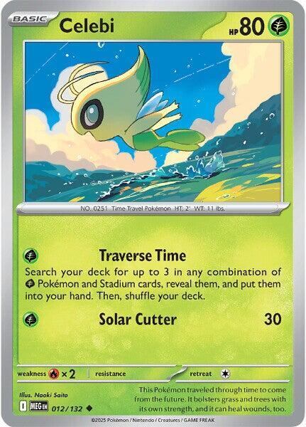 Celebi - 012/132 Mega Evolution Uncommon