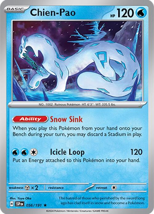 Chien-Pao - Surging Sparks 056/191 Rare