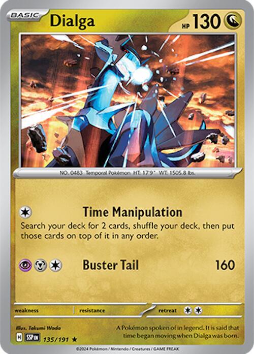 Dialga - Surging Sparks 135/191 Holo Rare