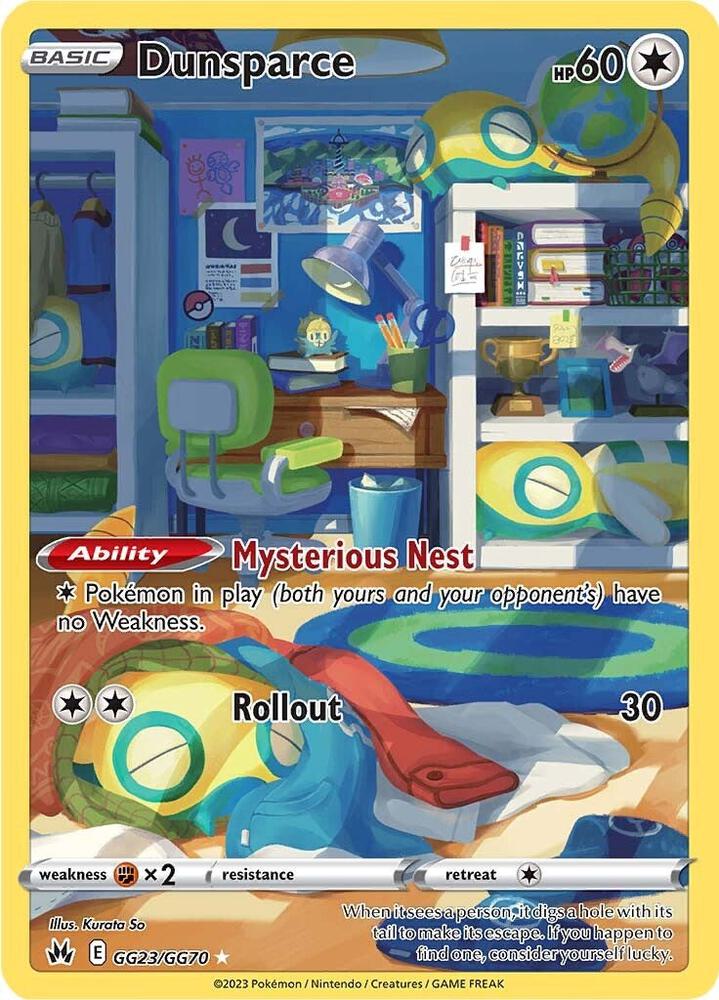 Dunsparce - GG23/GG70 Crown Zenith Galarian Gallery