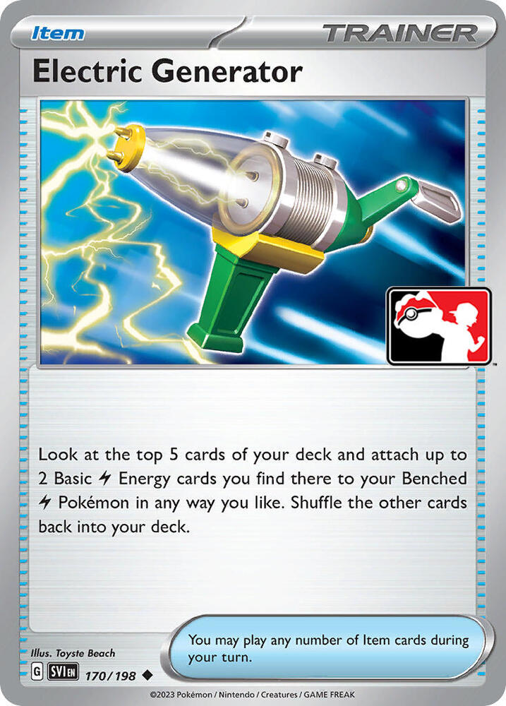 Electric Generator / Generador Eléctrico - De Liga / Prize Pack Holo Español