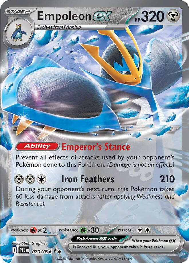 Empoleon ex - 070/094 Phantasmal Flames
