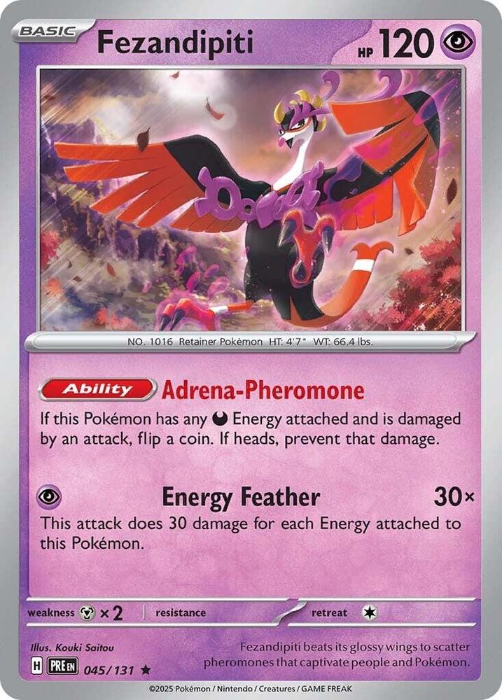 Fezandipiti - Prismatic Evolutions 045/131 Rare