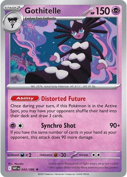 Gothitelle - White Flare 043/086 Holo Rare