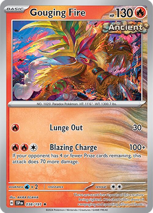 Gouging Fire - Surging Sparks 038/191 Rare