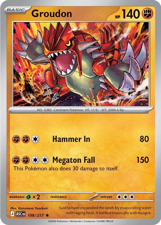 Groudon - 108/217 Ascended Heroes