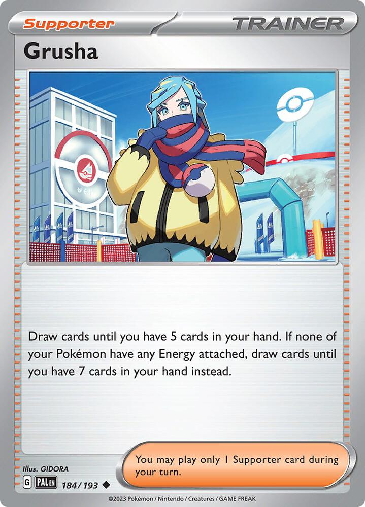 Grusha - Paldea Evolved 184/193 Uncommon
