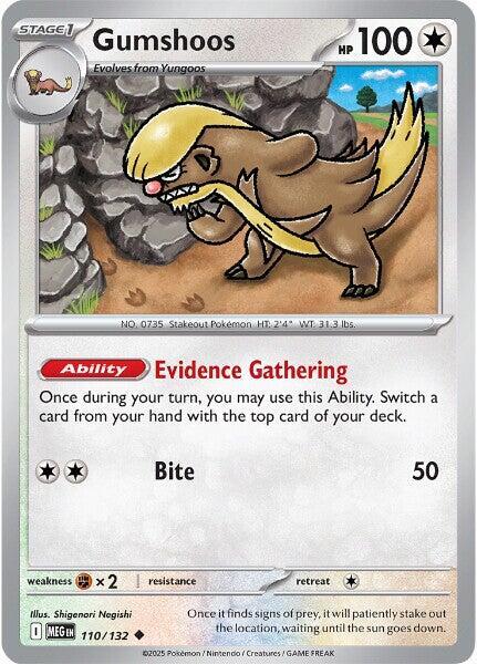 Gumshoos - 110/132 Mega Evolution Uncommon