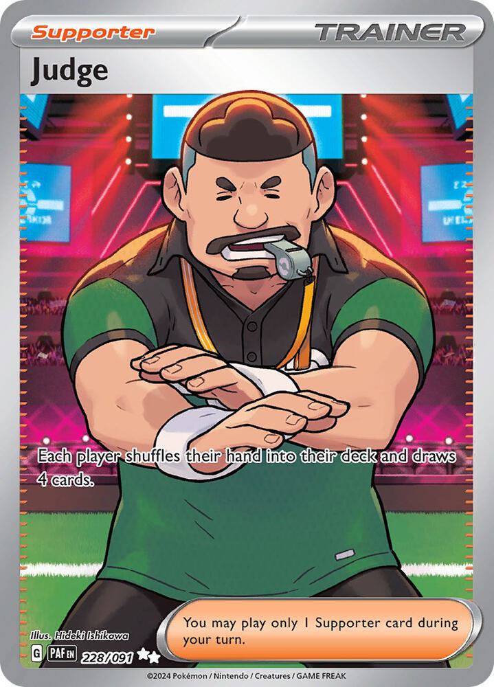 Judge - Paldean Fates 228/091 Ultra Rare