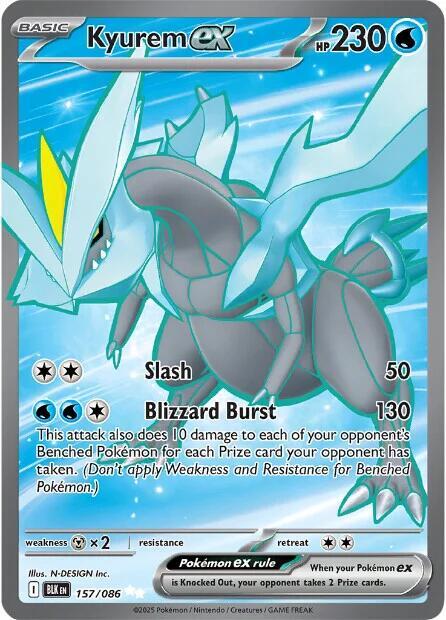 Kyurem ex - 157/086 Black Bolt Ultra Rare