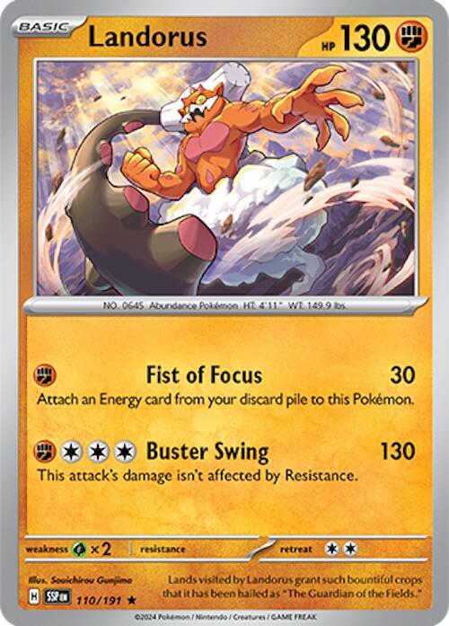 Landorus - Surging Sparks 110/191 Holo Rare