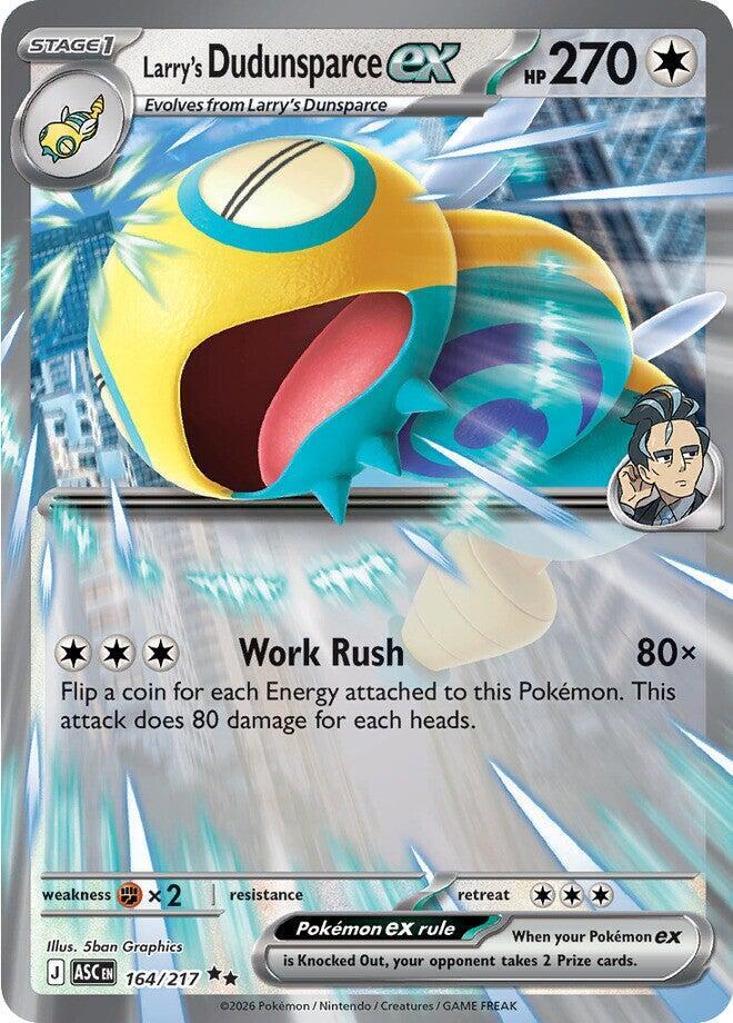 Larry's Dudunsparce ex - 164/217 Ascended Heroes