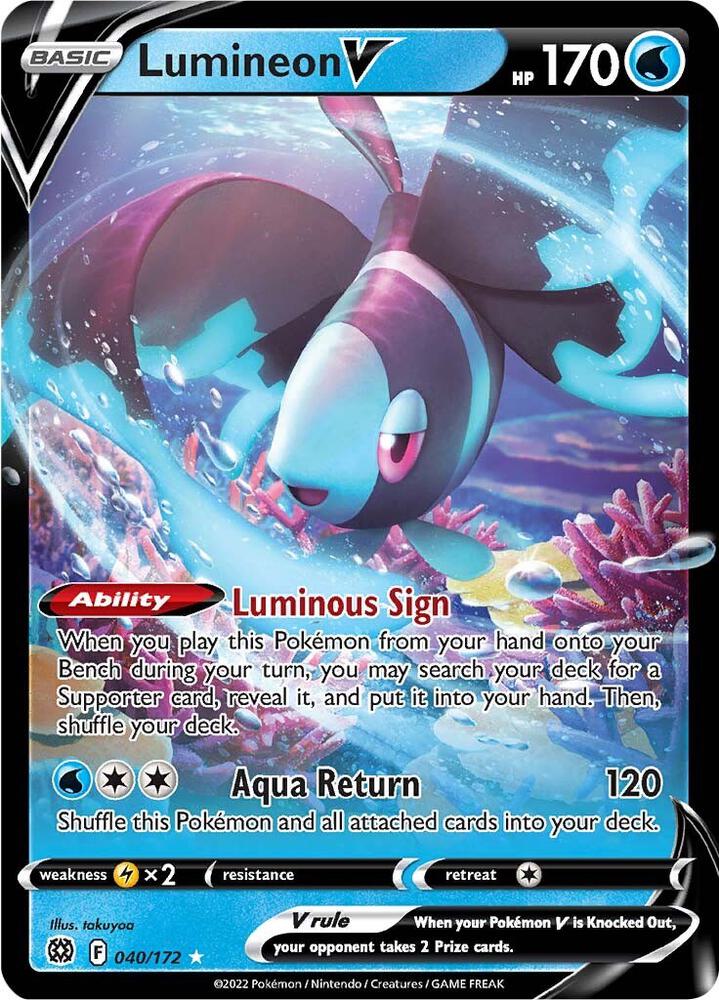 Lumineon V - 040/172 Brilliant Stars Español