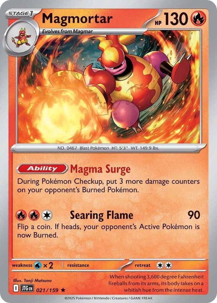 Magmortar - Journey Together 021/159 Holo Rare