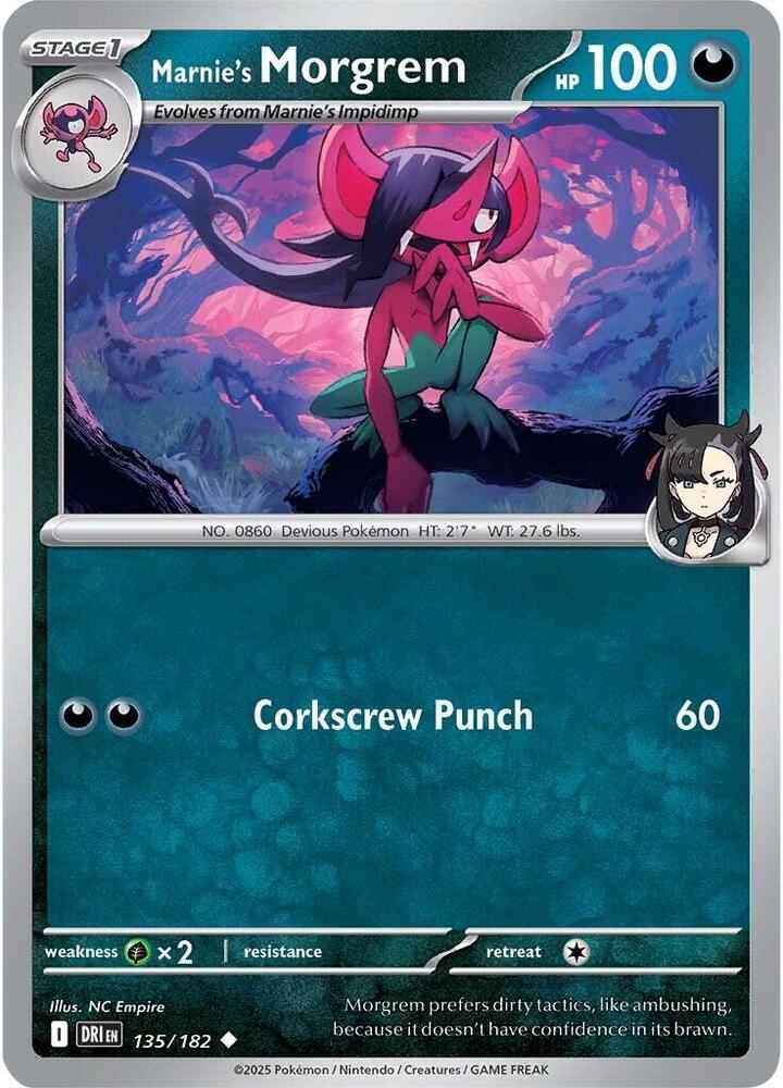 Marnie's Morgrem - Destined Rivals 135/182 Uncommon
