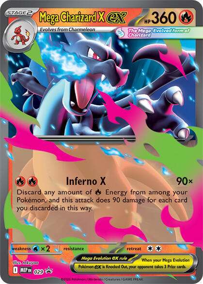Mega Charizard X ex - 029 Mega Evolution Promo