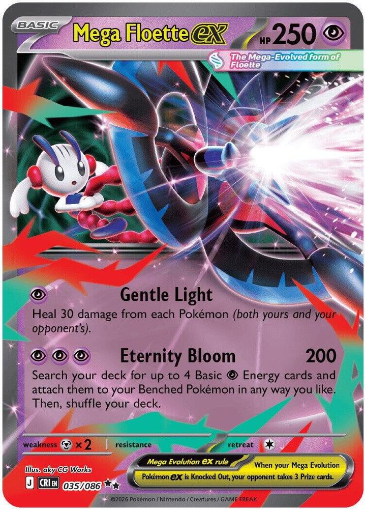 Mega Floette ex - 035/086 Chaos Rising