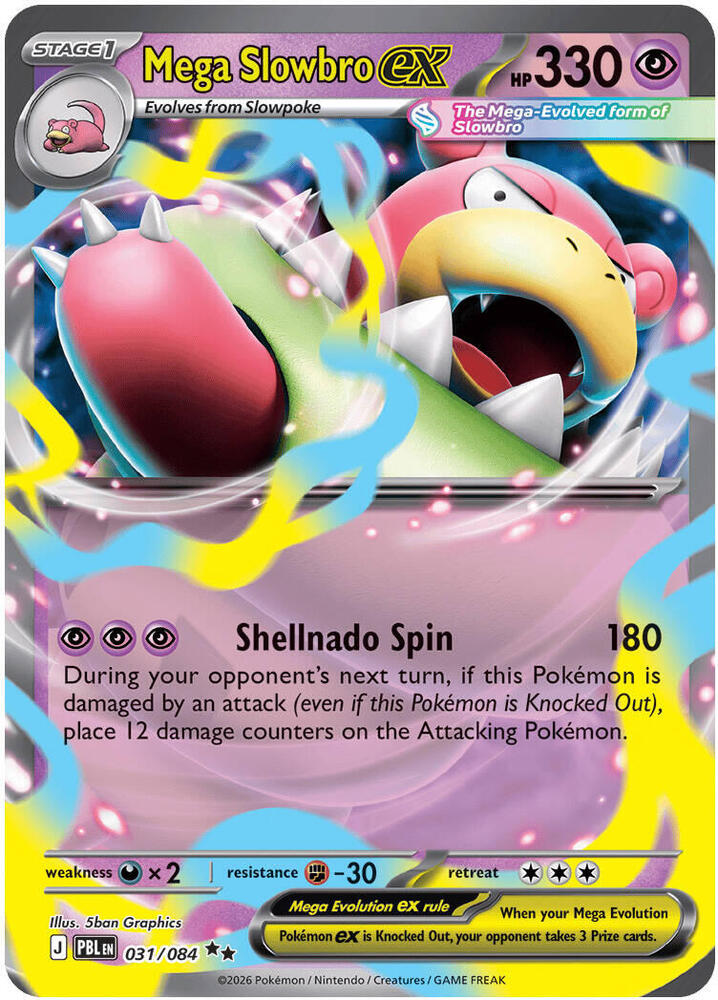 Mega Slowbro ex - 031/084 Pitch Black