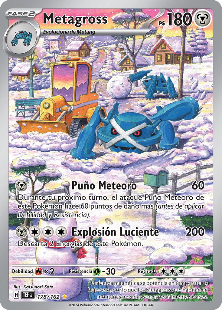 Metagross - 178/162 Temporal Forces Illustration Rare
