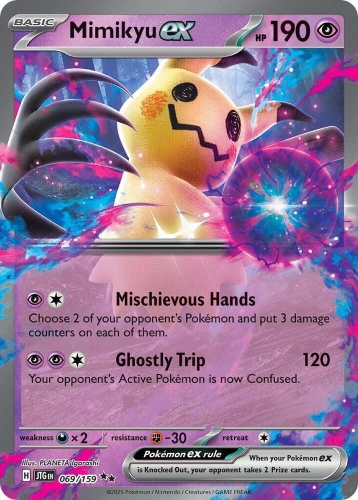 Mimikyu EX - Journey Together 069/159 Double rare