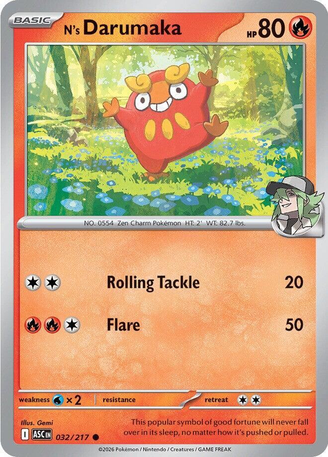 N's Darumaka - 032/217 Ascended Heroes