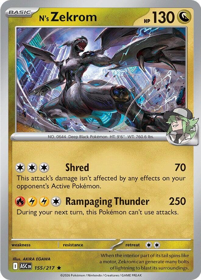 N's Zekrom - 155/217 Ascended Heroes