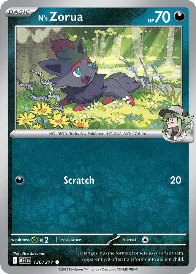 N's Zorua - 136/217 Ascended Heroes