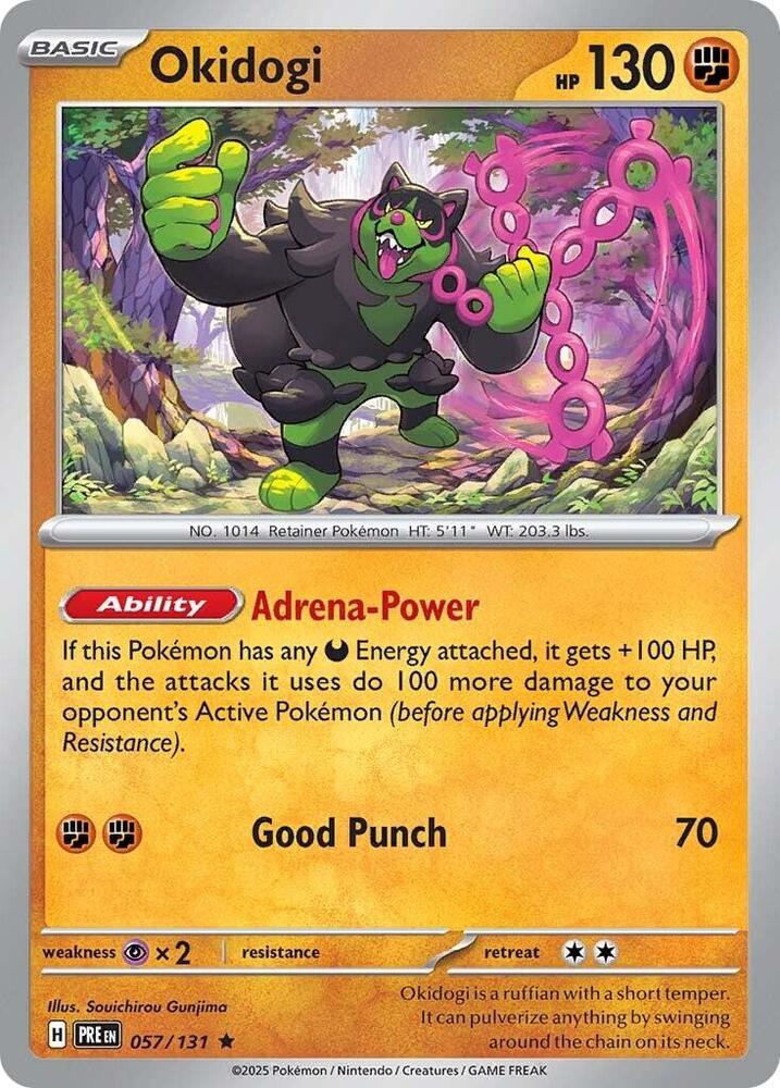 Okidogi - Prismatic Evolutions 057/131 Holo Rare