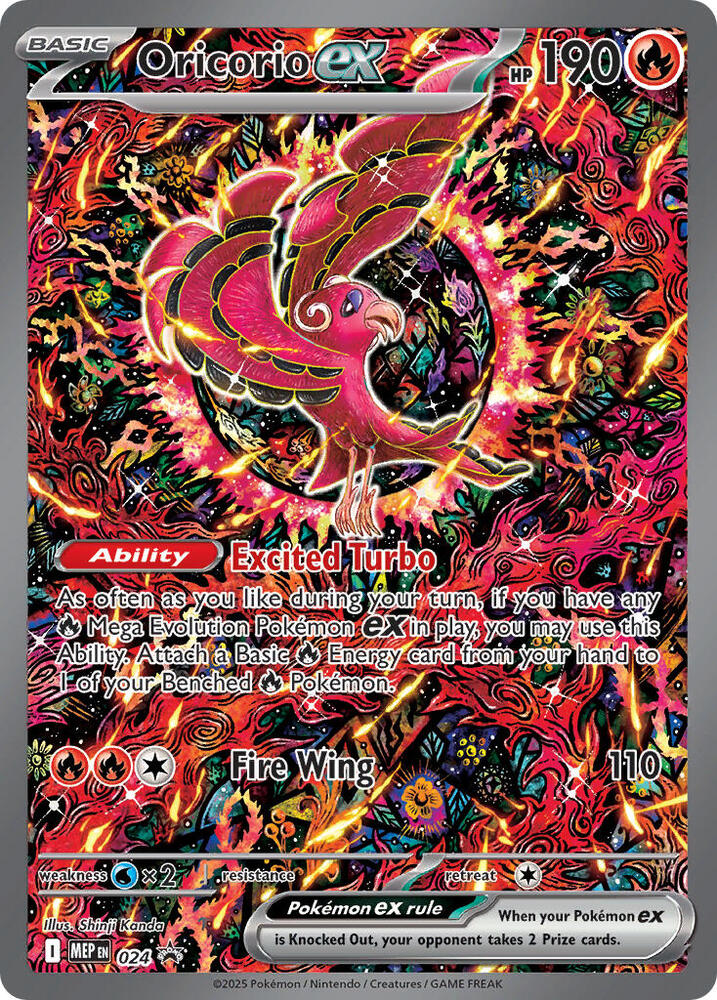 Oricorio ex - 024 Mega Evolution Promo