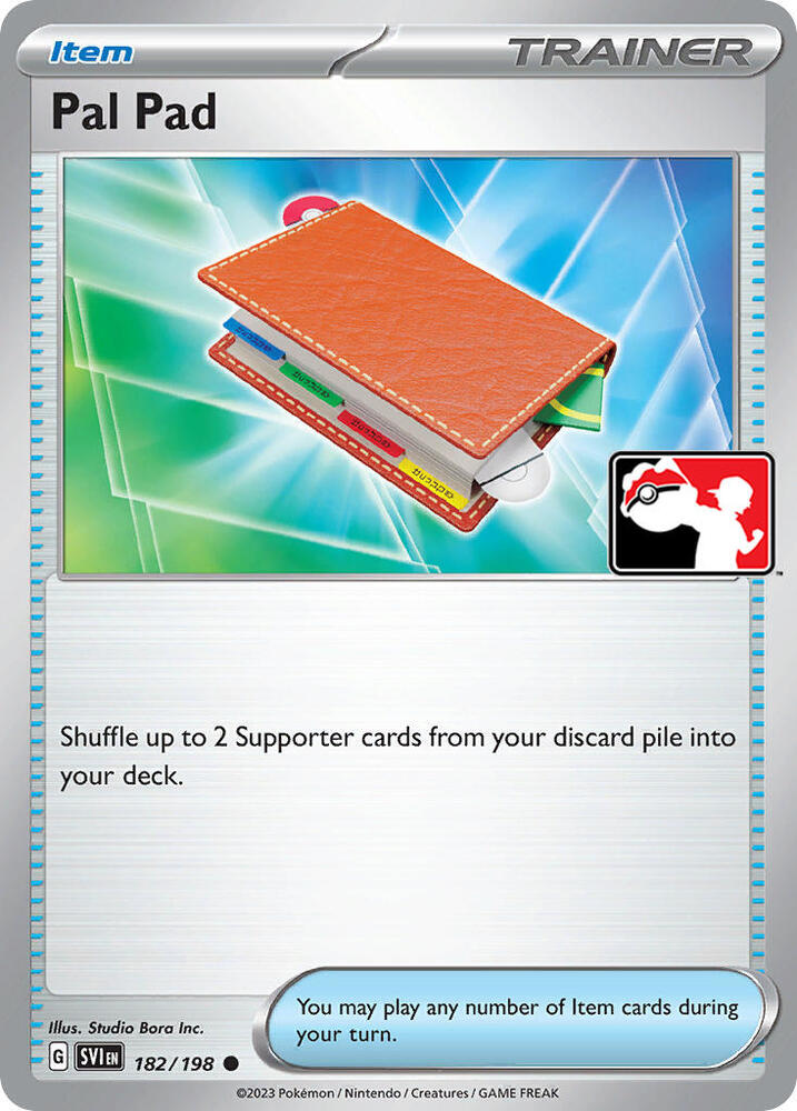 Pal Pad / Bloc de Amigos - De Liga / Prize Pack Holo Español