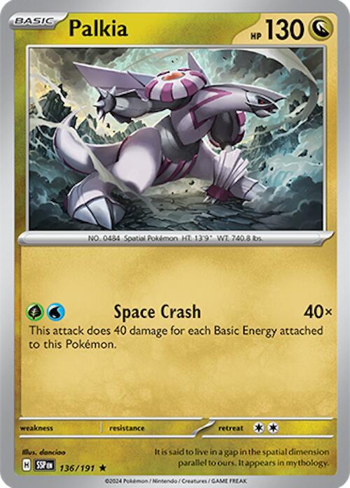 Palkia - Surging Sparks 136/191 Holo Rare