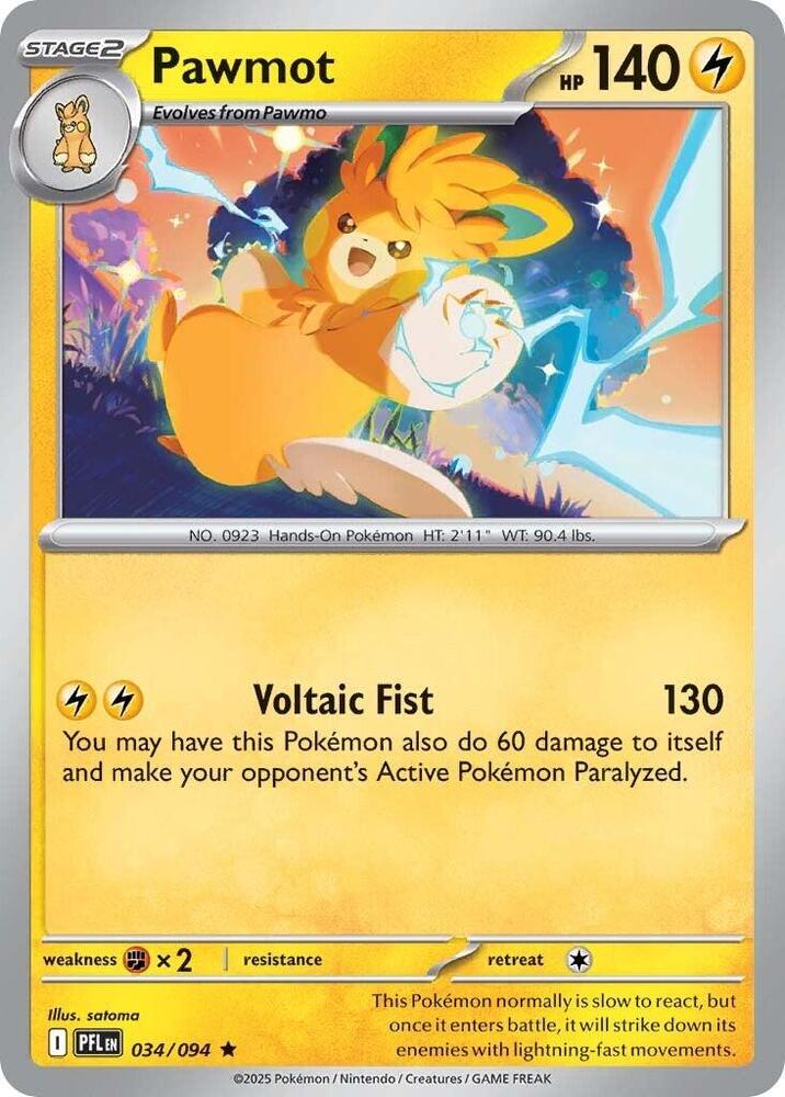 Pawmot - 034/094 Phantasmal Flames