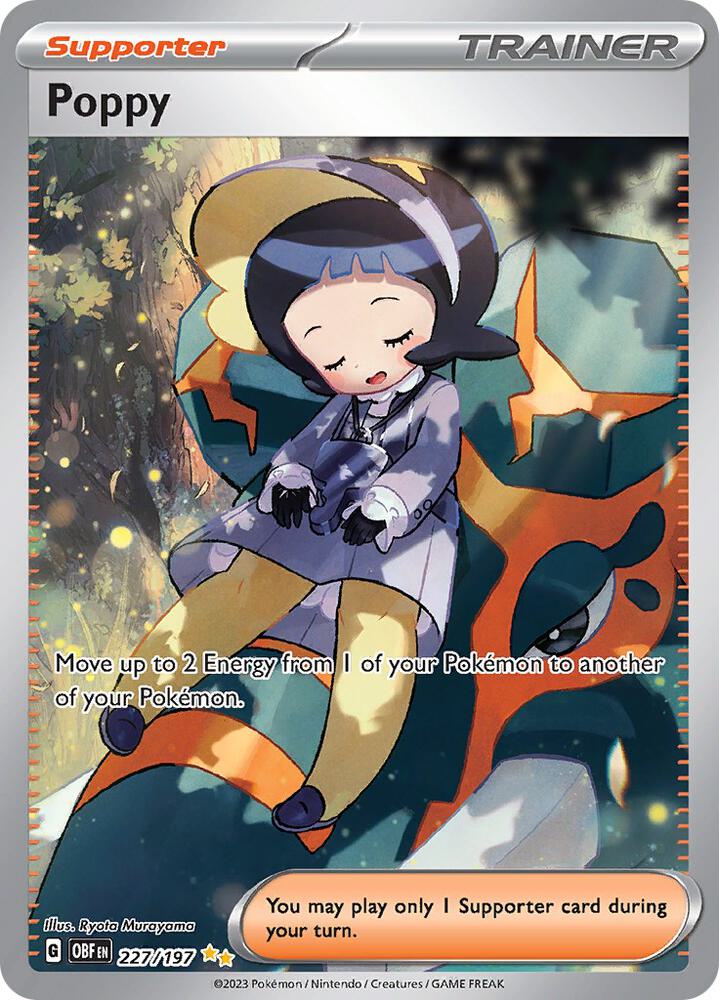 Poppy - 227/197 Obsidian Flames Special Illustration Rare