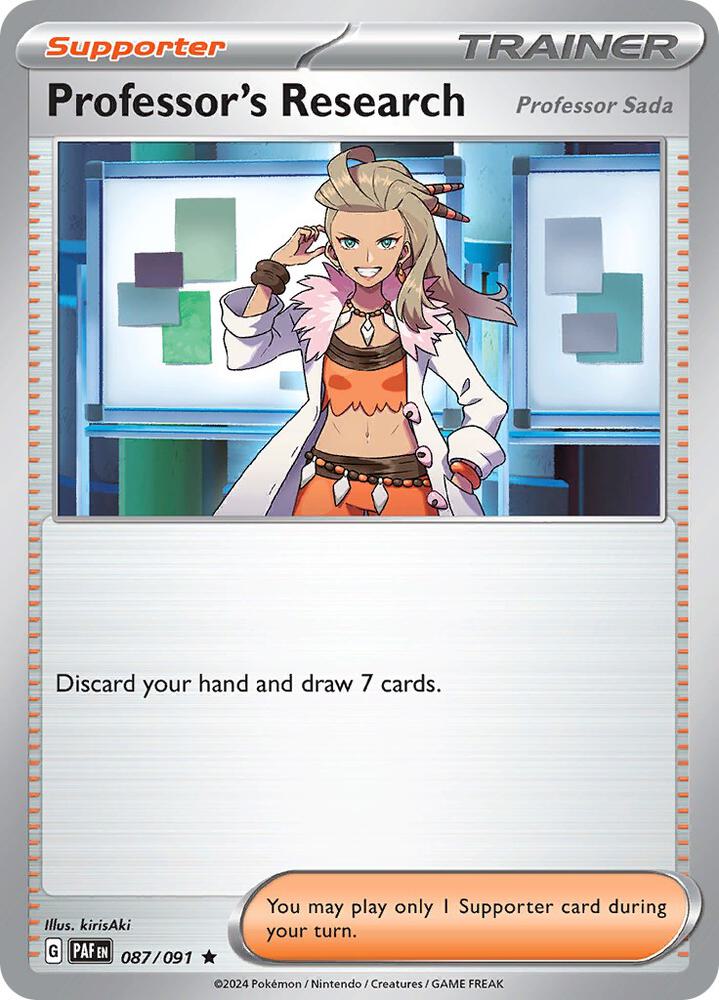 Professor's Research - Paldean Fates 087/091