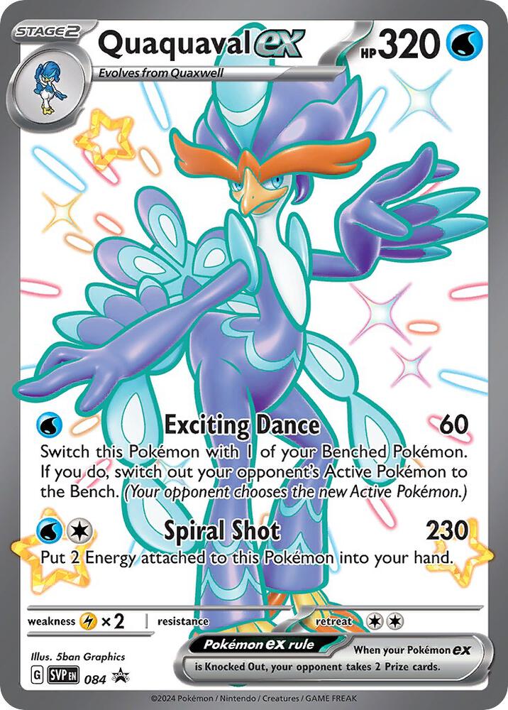 Quaquaval EX - Scarlet & Violet 084 Shiny Promo