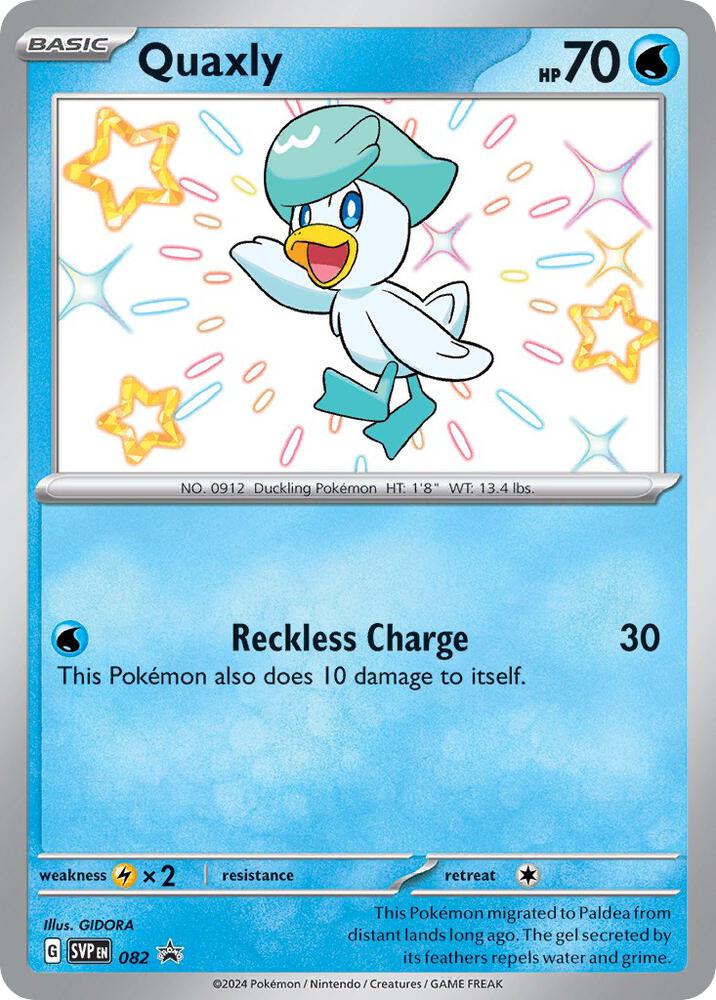 Quaxly - Scarlet & Violet 082 Shiny Promo